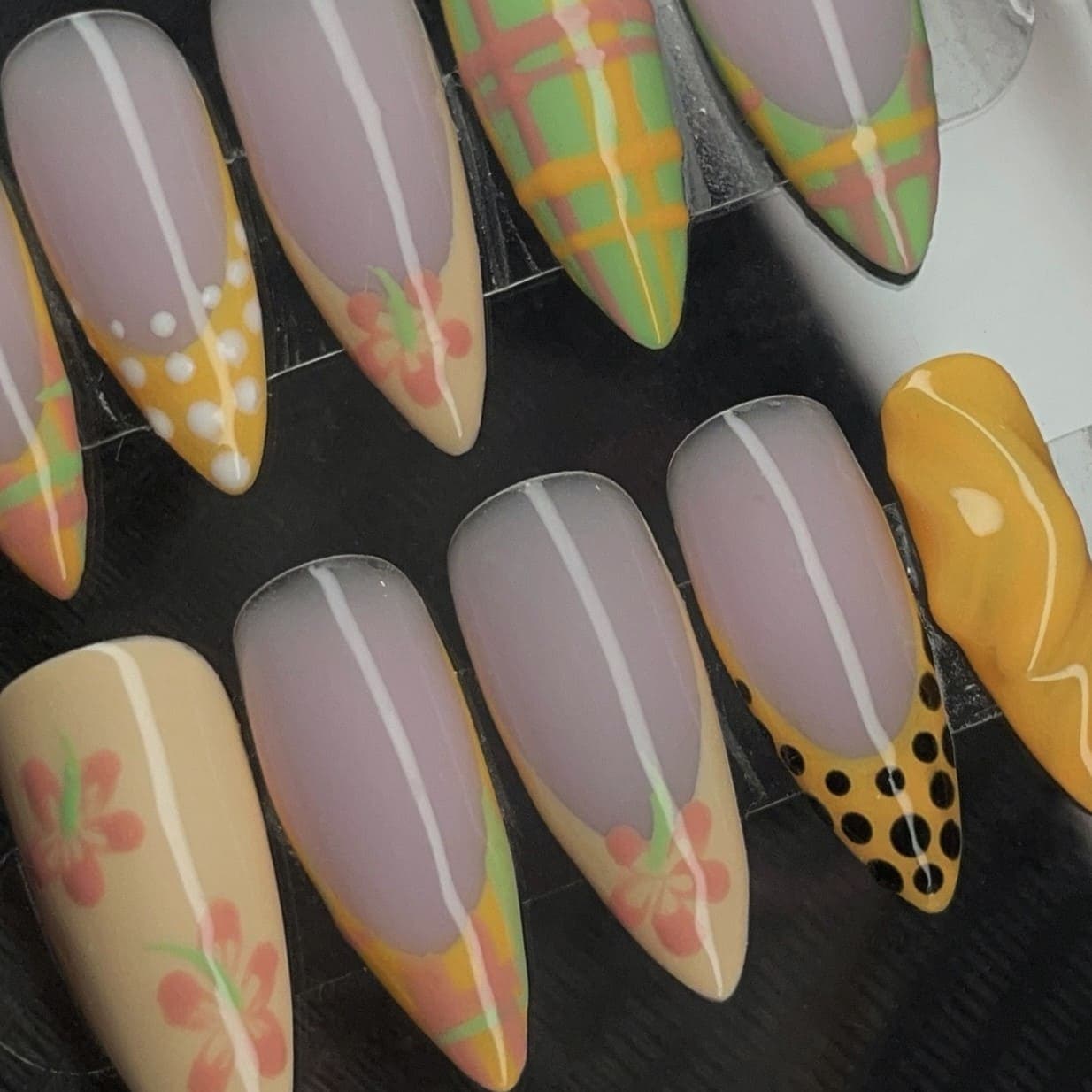 Press on-nail N.A avancé